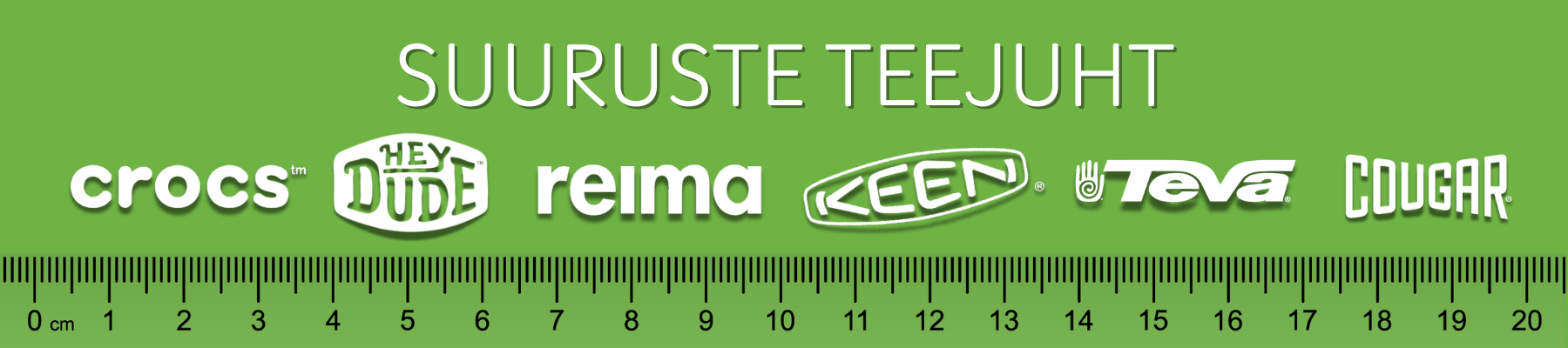 SUURUSTE TeEJUHT_Suuruste_Tabel_Crocs_eyDude_Reima_Keen_Teva_Cougar_NordicOutdoor.png (185 KB)